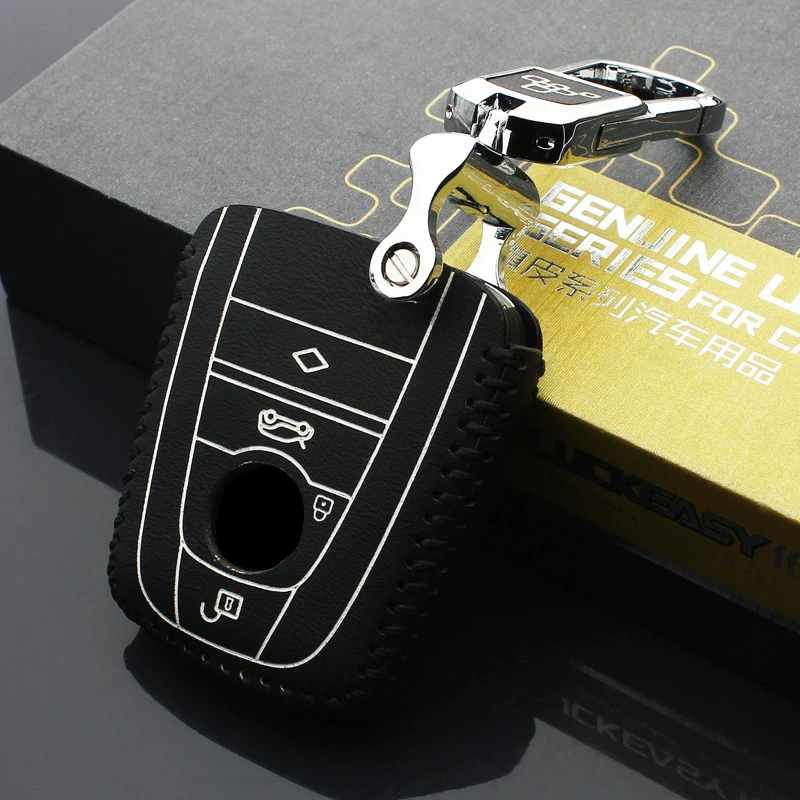 Кожаный чехол для ключей bmw i3 i8 2014 2016 2017 автомобильный key2s Бесплатная