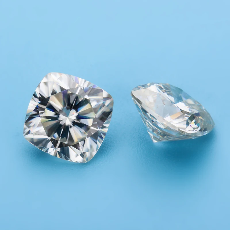 6 5*6 5 мм цвет подушечки GH Moissanite камни для ювелирных изделий больше блесток чем