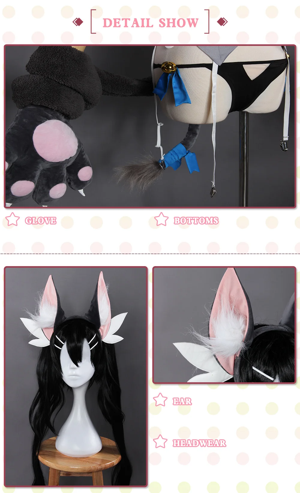 Uwow Miyu Edelfelt Beast Ver Fate/Kaleid Liner Prisma Illya Косплей Женский аниме Fate cosplay Черный милый костюм кошки