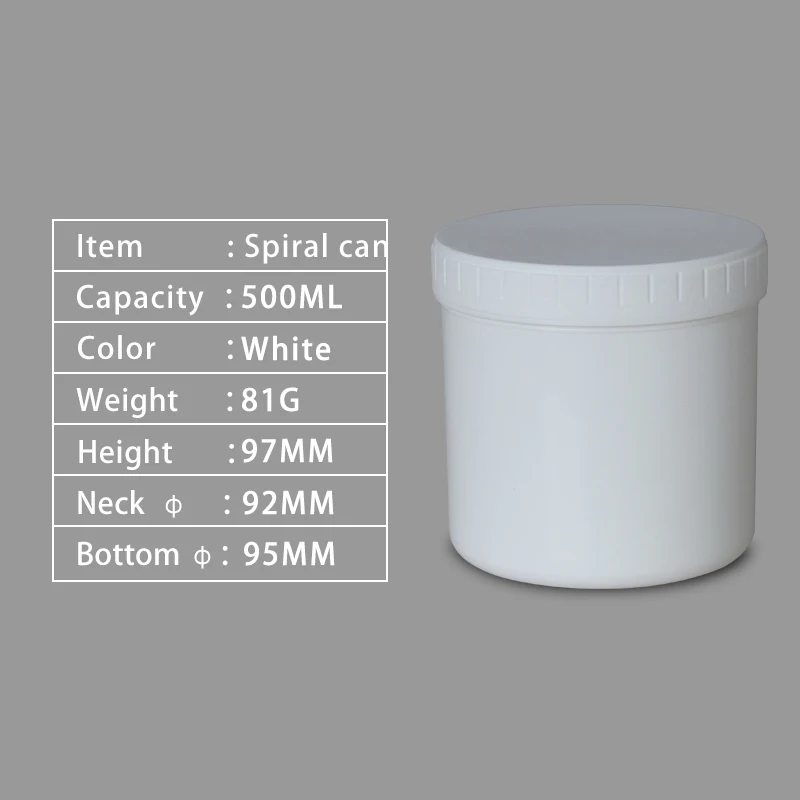 500ML-3 150 мл/200 мл/300 мл/500 мл/600 мл/1000 мл пластиковые банки для хранения кухни злаковое зерно контейнер для риса пищевой материал - Цвет: 500ML-3