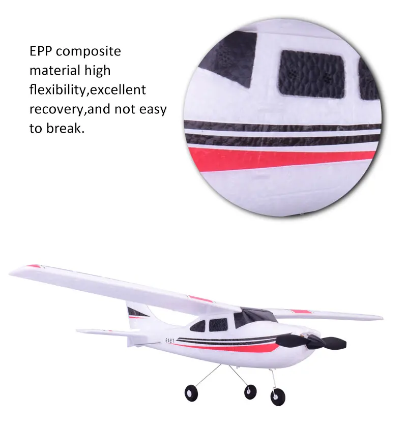 WLtoys F949 CESSNA-182 2,4G 3CH RC RTF авиационное Радио пульт дистанционного управления летательный аппарат с фиксированным крылом самолет открытый игрушки Дрон
