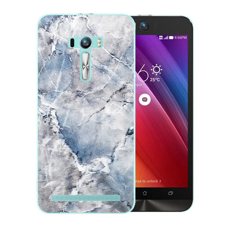 Мягкий чехол для Asus Zenfone Selfie ZD551KL 5 дюймов Grimace Pattern Силиконовый Чехол Для ZD 551KL ZD550KL