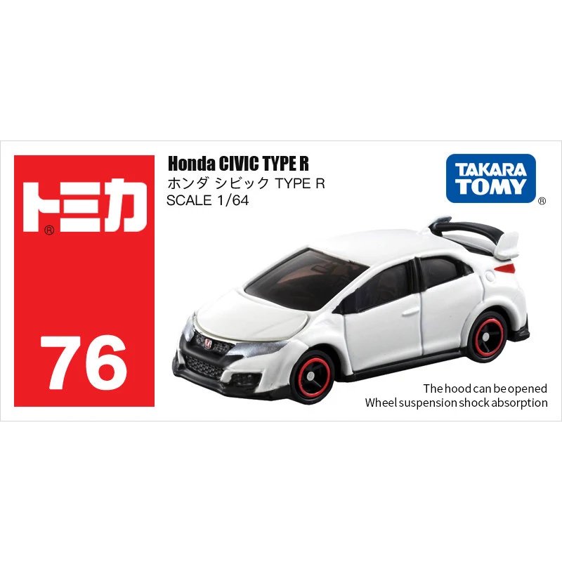 Takara Tomy Tomica 1:64 Honda CIVIC Тип R металлическая литая под давлением модель автомобиля