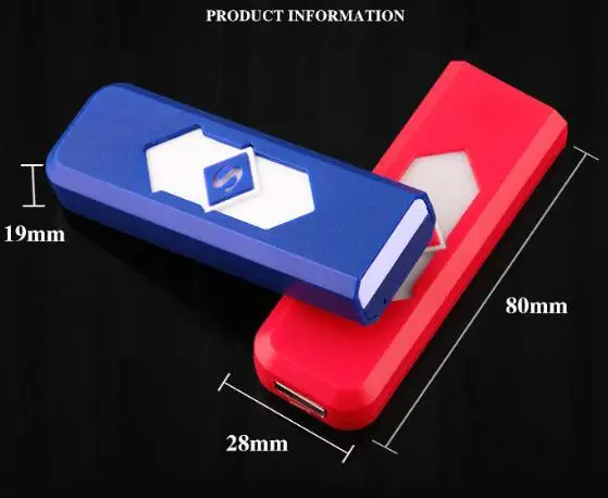 Креативные перезаряжаемые мини портативные электрические зажигалки USB