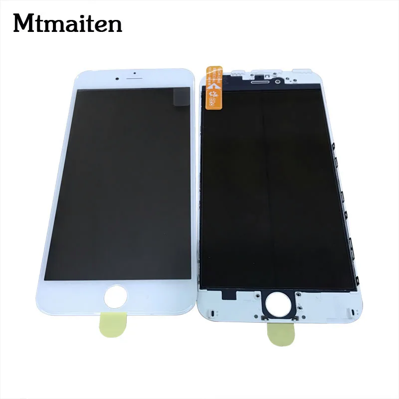 Mtmaiten холодного отжима для iPhone 6 г 4.7 Plus 5.5 спереди Стекло с Рамки ОСА