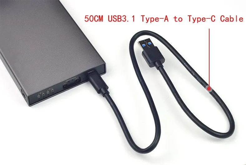 Новый корпус интерфейса NGFF с Type C на M2 двойной SSD чехол Raid картой USB 3 1 Gen2 10 Гбит/с