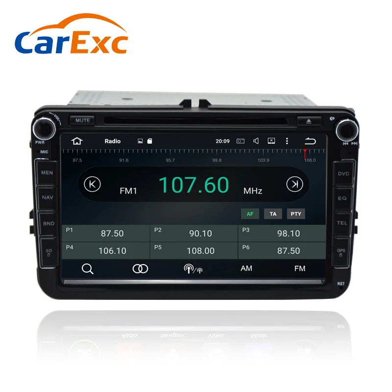 Автомобильный мультимедийный стерео плеер система на Android 9 2 Гб ОЗУ с GPS