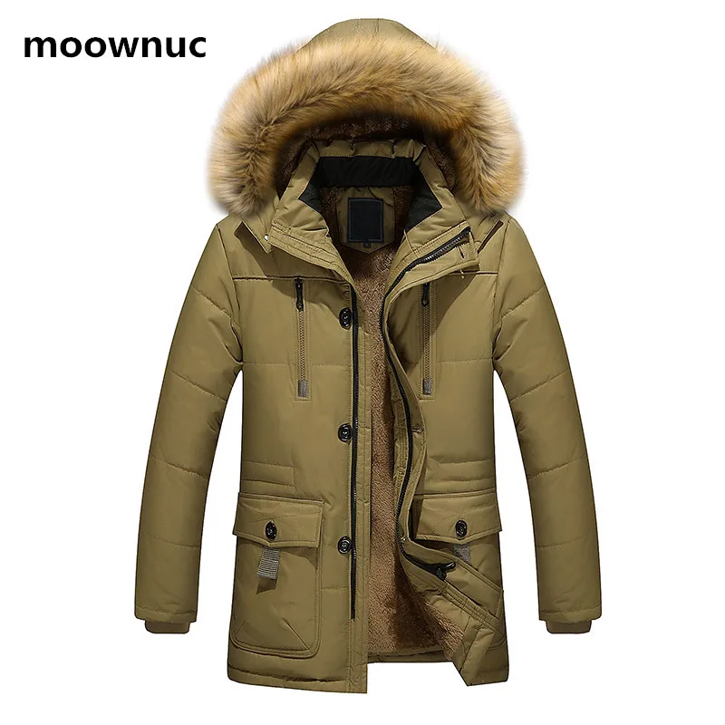 

2018 Winter Jacket Men's Parkas Warm coats fashion Casual Cotton-padded jacket Men Cotton Padded Jacket Male Clothing