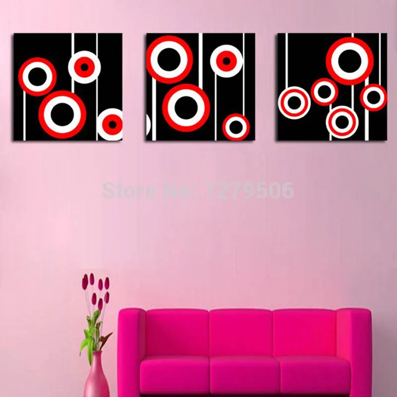 3 панели Бесплатная доставка лидер продаж Современная Настенная живопись
