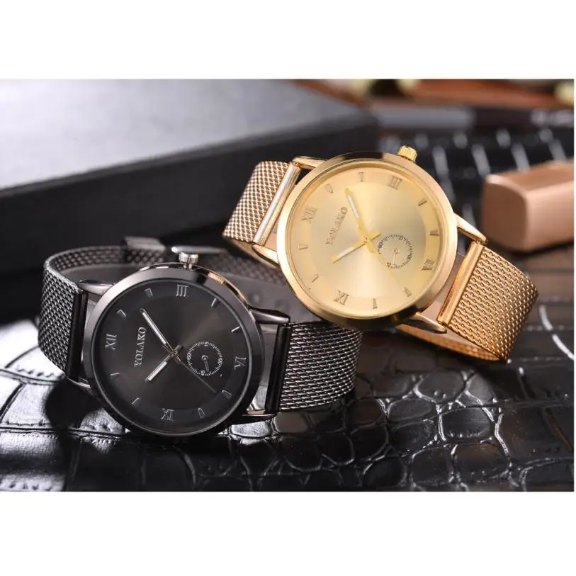 Модные стеклянные зеркальные Мужские и женские общие наручные часы с ремешком