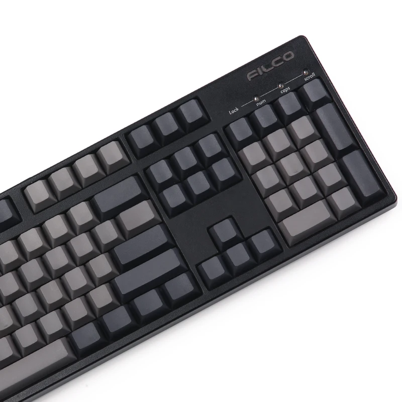Пустые цветные pbt колпачки для ключей oem Вишневый профиль красный esc 108 клавиш usb
