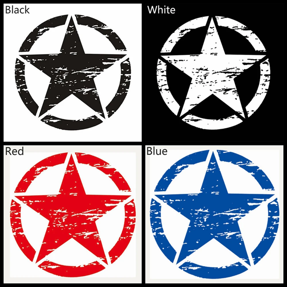 1 шт. 50x50 см для Jeep стикер большая виниловая Военная графическая наклейка