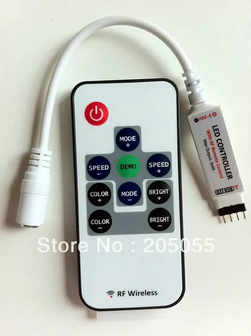 10key мини RF пульт дистанционного управления Управление светодиодный RGB