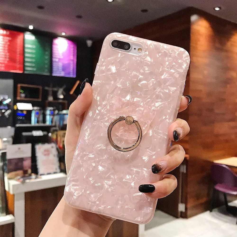 Роскошные в виде ракушки мрамор цепи чехол для huawei P30 pro P20 P20lite P10 mate20 pro honor 20 20i 10 9 lite nova 5 pro 4 3 3i