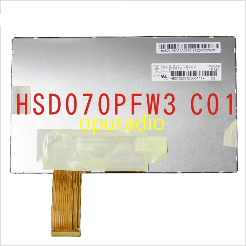 Бесплатная доставка 100% оригинальный новый 7 дюймовый DVD экран HSD070PFW3 C01 C00 HD