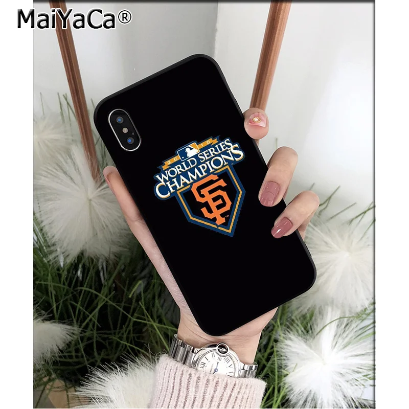 MaiYaCa San Francisco Giants высококачественный чехол для телефона iPhone X XS MAX 6 6s 7 7plus 8 8Plus 5 5S SE
