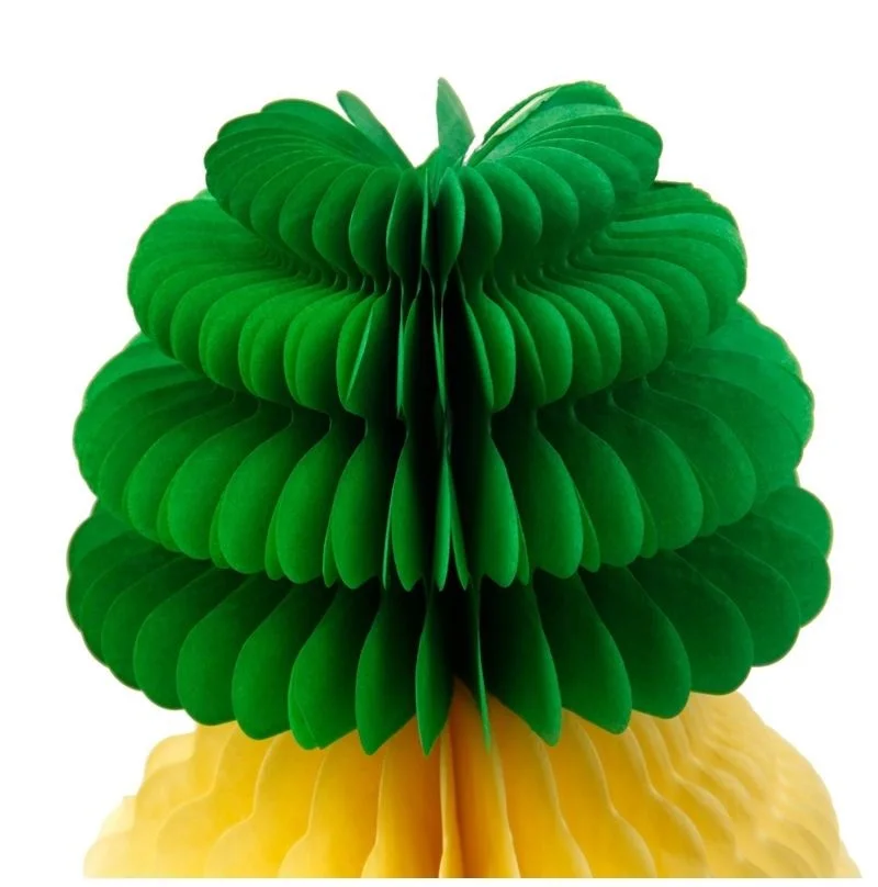 Фиеста ананас сотовая гирлянда Гавайские летние украшения для вечеринки дня