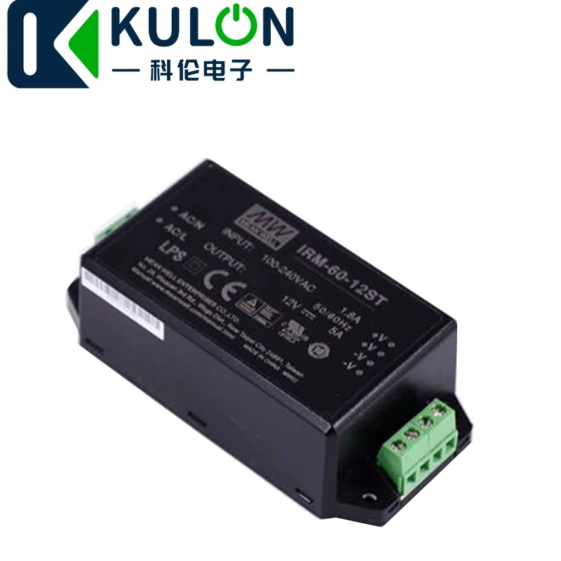 MEANWELL IRM-60-12ST 12V 5A 60W AC-DC PCB-Mount green power module cooling by free air convection | Обустройство дома