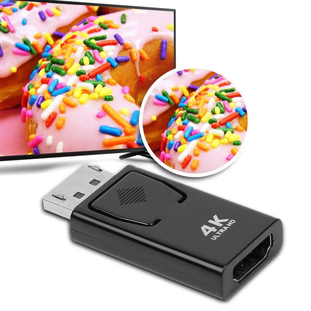 5 шт. мини Дизайн DP мужчины к женщине HDMI конвертер HD 4 К * 2 Видео Аудио разъем