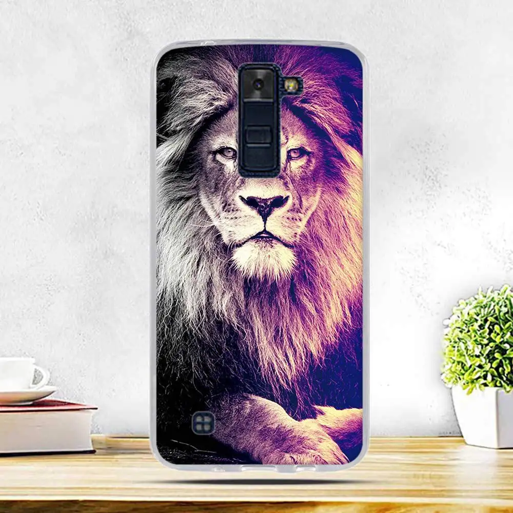 Мягкий ТПУ 3D рельефный чехол для LG K8 Lte K350 K350E K350N 5," K 8 телефонный силиконовый чехол на заднюю панель для LG K7 K10 Leon Spirit X power - Цвет: 10