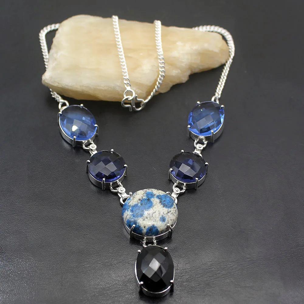 Великолепный уникальный Bluetooth морской осадок 925 стерлингового серебра кулон