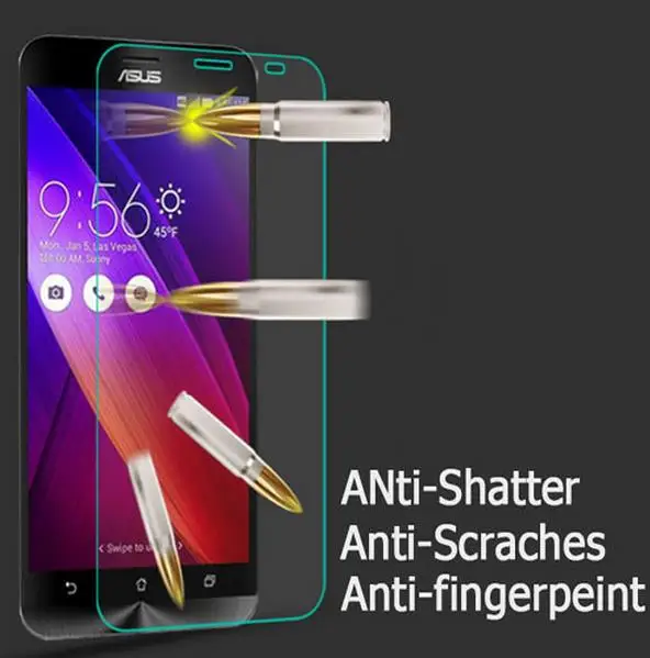 9 H 0.3 мм спереди закаленное Стекло для Asus Zenfone 2 Laser ZE500KL ZE550KL ZE601KL c 5 PadFone S Селфи go Max