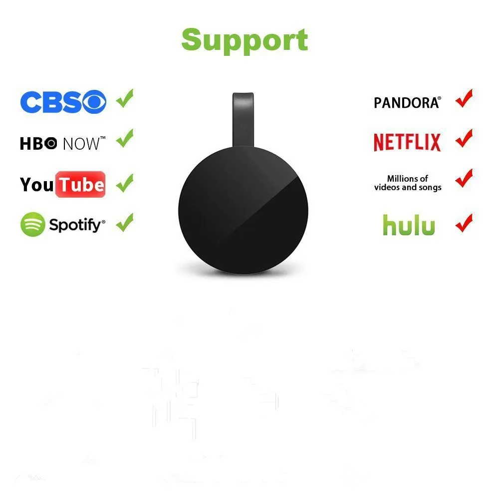 G5 Miracast самоклеющийся интерфейс для ТВ Wi-Fi Дисплей приемник видео Netflix YouTube Miracast TV зеркалирование stick airplay