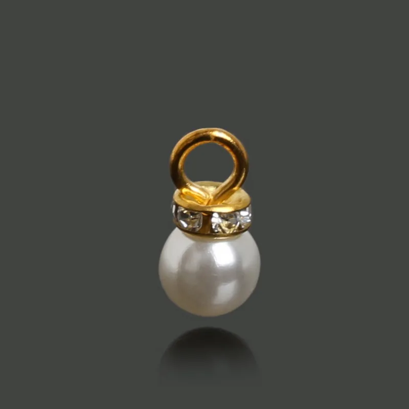 10 шт. круглые подвески из АБС пластика с имитацией жемчуга|charm dangle|pendant bulletpendant clasp |