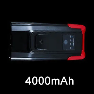 4000mAh Red 4000 мАч, умный велосипедный передний светильник, набор, USB Перезаряжаемый умный головной светильник с рогом, 800 люмен, светодиодный велосипедный фонарь, велосипедный светильник - Цвет: 4000mAh Red