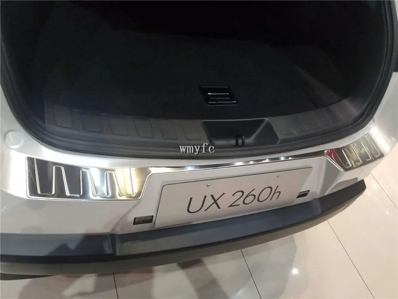 Для Lexus UX200 UX250h UX260h 304 нержавеющая сталь Задний бампер снаружи стопы Подоконник пластины гвардии для накладка покрышка