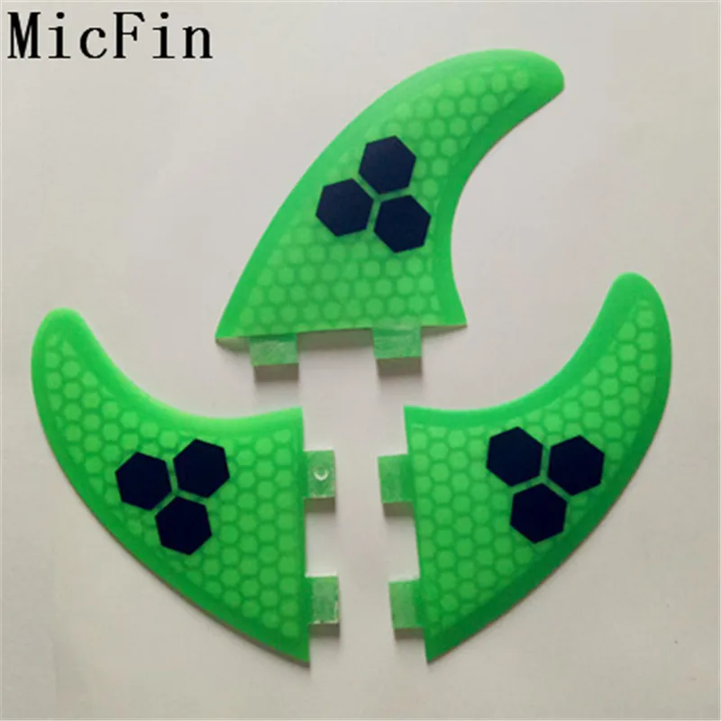 G5 2018FCS G5 Fin Surf стекловолокно сотовые Углеродные плавники Quilhas tri/набор средних размеров pranchas de surf FCS плавники для доски для серфинга - Цвет: G5
