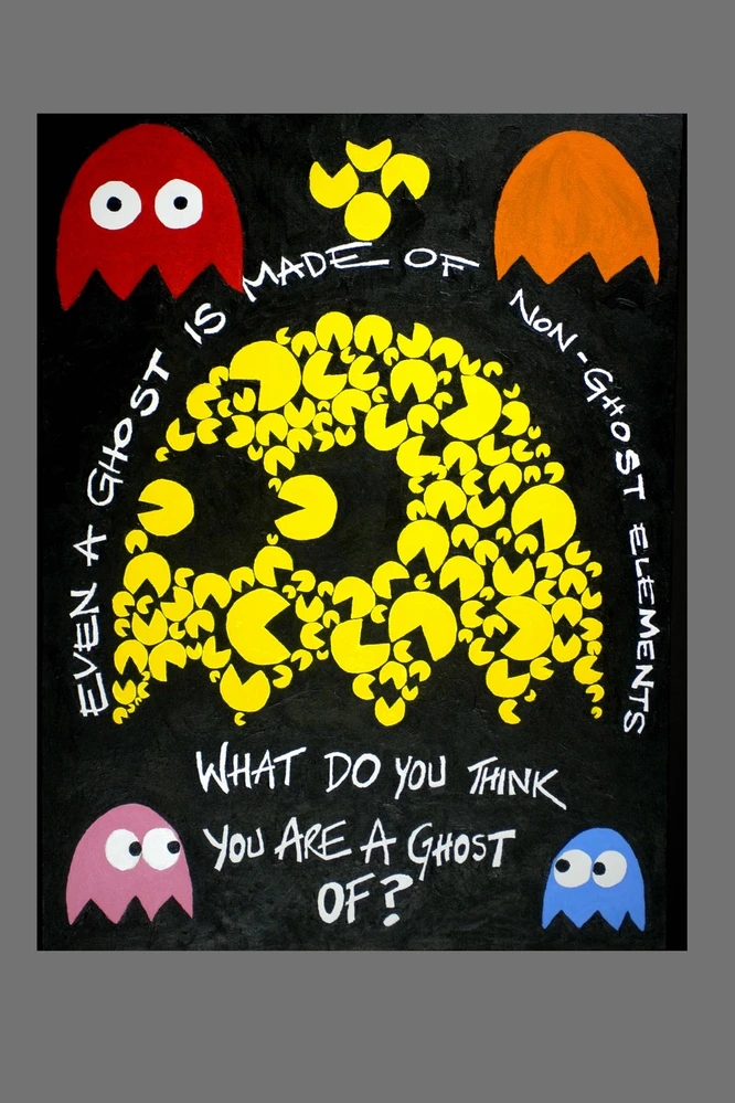 Персонажи Pacman винтажные видеоигры пропагандистский постер ретро декоративные