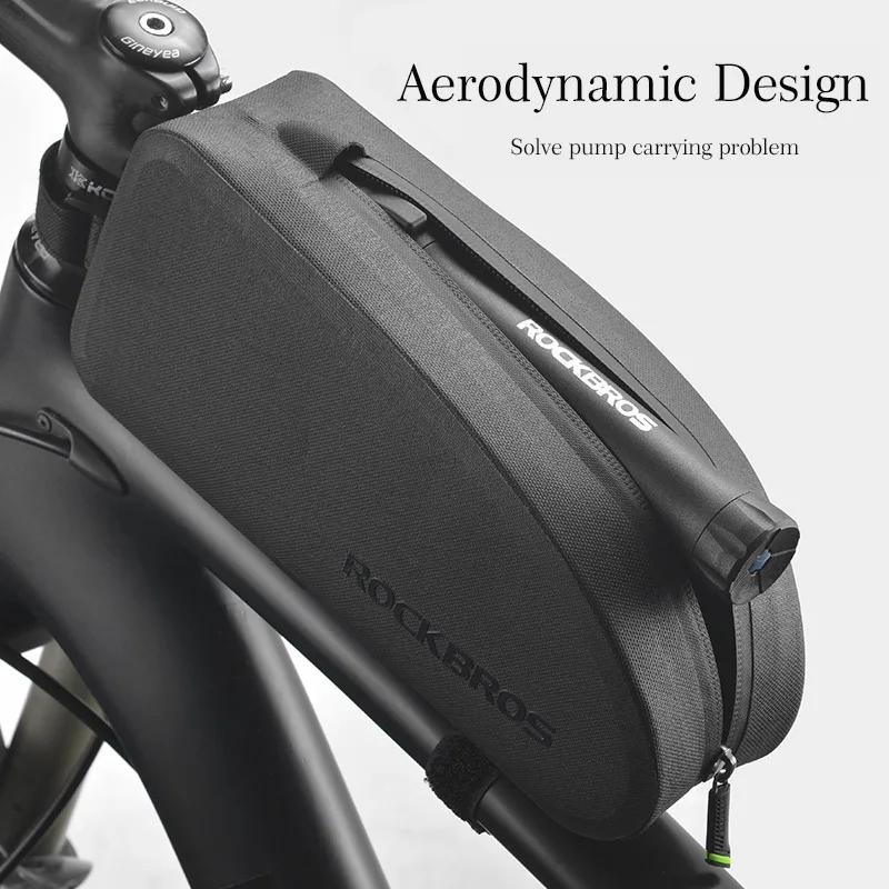 ROCKBROS велосипедные сумки на багажник крепящаяся переднюю раму Водонепроницаемый