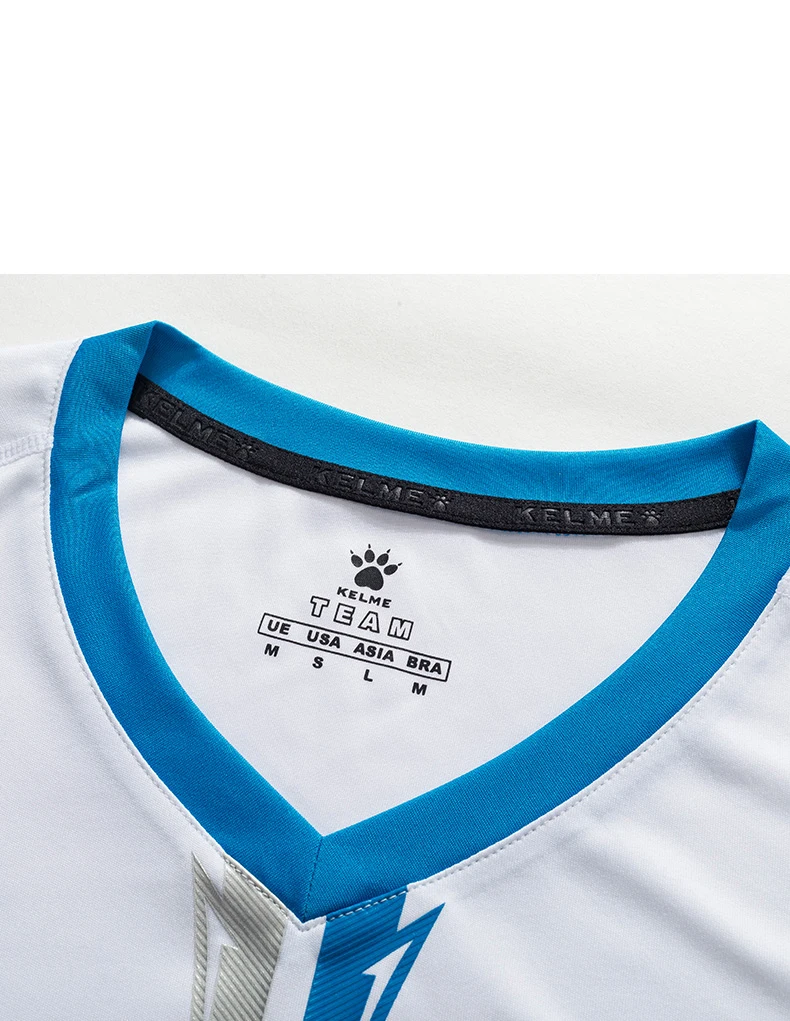 Kelme, новинка, Футбольная Футболка, набор, индивидуальные мужские Детские костюмы в том же стиле, форма, тренировочные костюмы, Джерси, 3891047