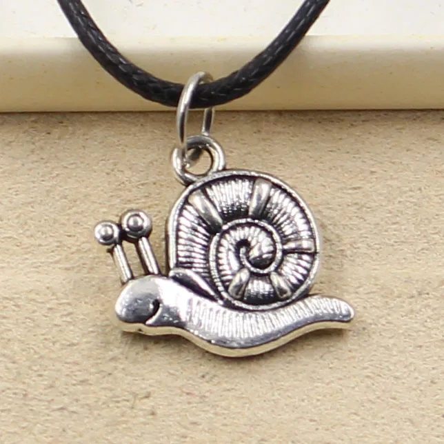 Новое модное тибетское серебряное ожерелье с подвеской Улитка чокер