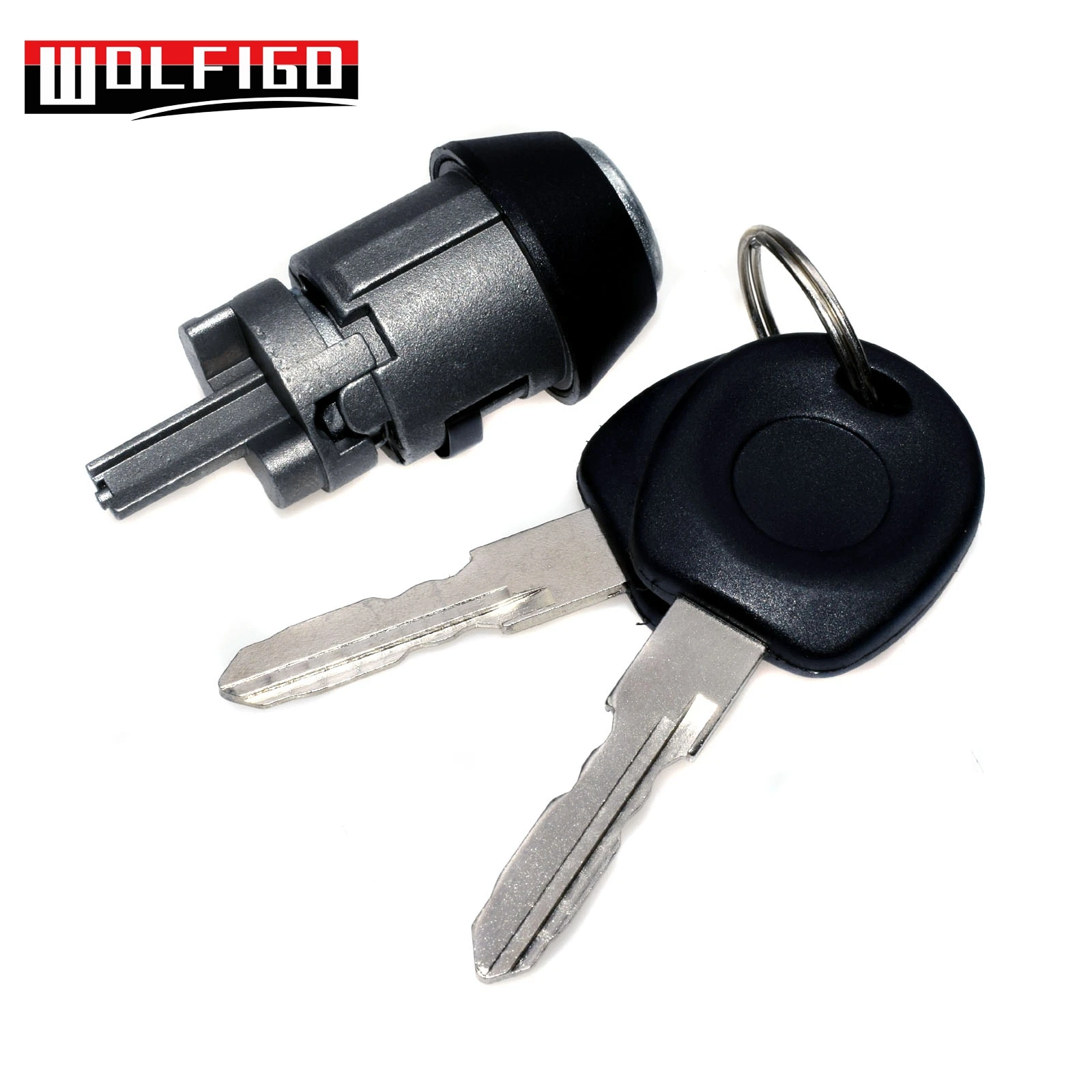 WOLFIGO NEW for VW Beetle 1971-Up Ignition Switch Key& Lock Cylinder Bug for T3 Ghia Bus 191905855,357905855B