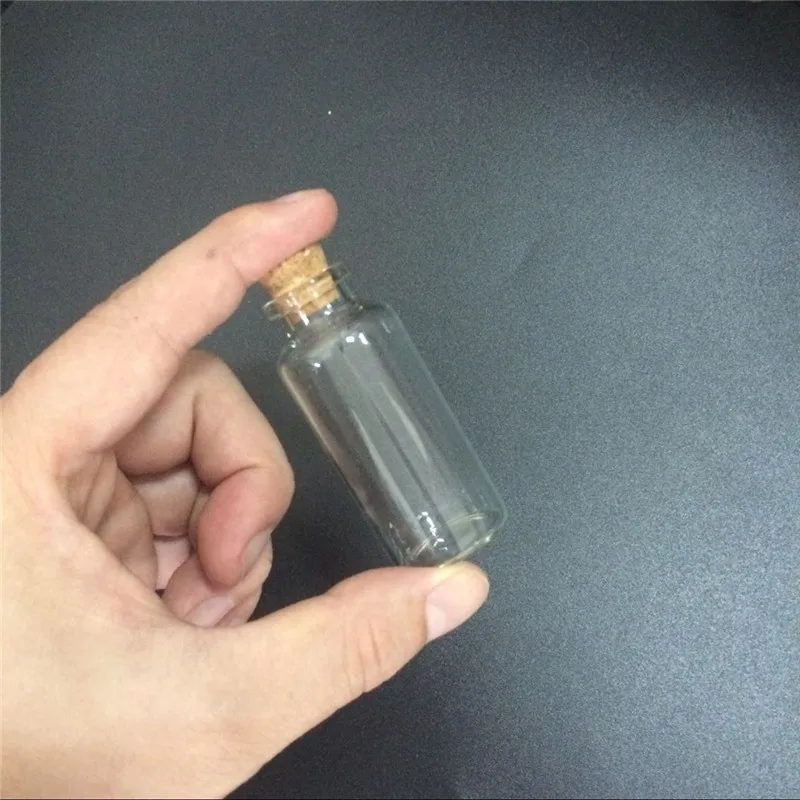 

25ml Empty Glass Bottles with Cork Glass Jars Pendant Container for Sand Liquid Jewelry Glass Bottle Pendant 50pcs Free Shipping