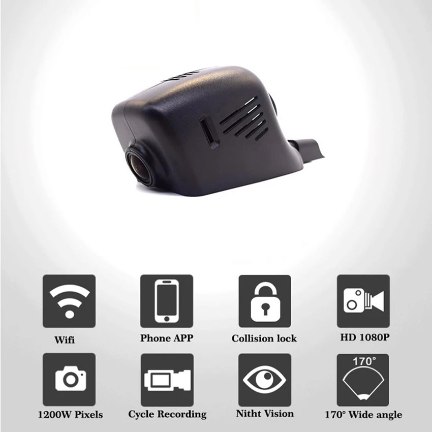YESSUN Car Front Dash Camera CAM / DVR Driving Video Recorder - For iPhone Android APP Control Function Baojun 560 | Автомобили и