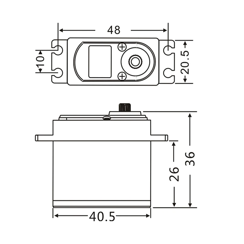 JX Servo PDI-HV7232MG 32 кг большой крутящий момент 180 градусов Высокое напряжение Цифровой Бессердечный сервопривод для DIY RC вертолет беспилотный запчасти