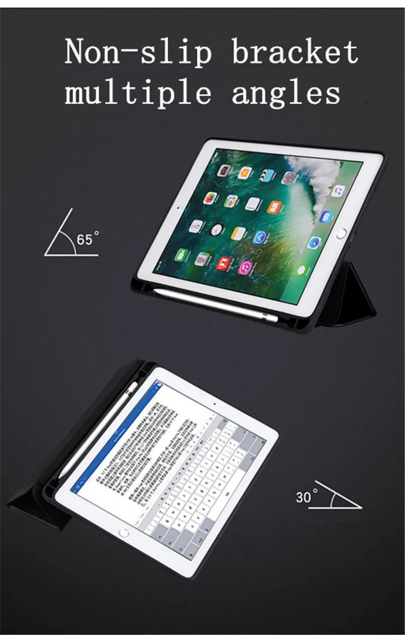 Смарт-чехол для Apple ipad air 3 10,5 дюймов с карандашом, мягкий силиконовый чехол для ipad Pro 10,5 A1701