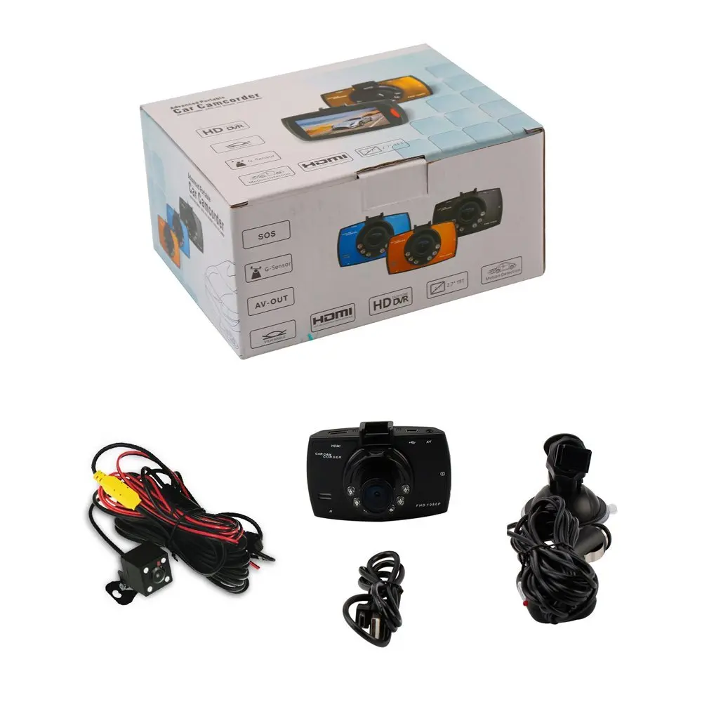 Cncool G30 Автомобильная камера с двойным DVR видео Регистраторы Full HD 1080 P Dash Cam