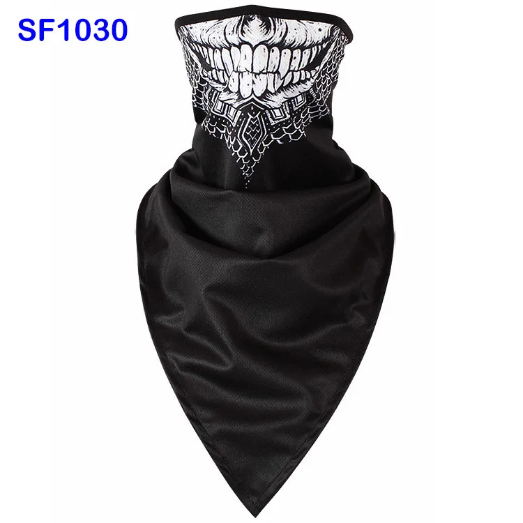 SF1030 WildSurfer плюс треугольные Braga Cuello походные шарфы для верховой езды дышащие полулицевые маски черепа велосипедная Лыжная бандана для рыбалки FJ37 - Цвет: SF1030