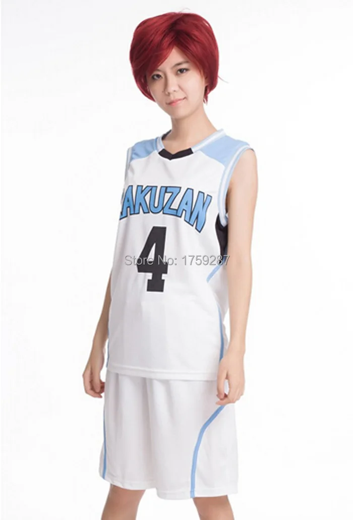 Аниме Kuroko no Basuke RAKUZAN школьный баскетбол мяч Униформа Акаси сейюро спортивный