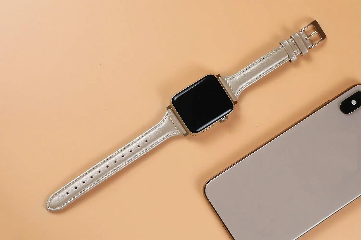 Кожаный ремешок для Apple Watch 38 мм 40 мм 42 мм 44 мм, Apple сменный ремешок для наручных часов Ремешок Браслет для iwatch Series 4 3 2 1