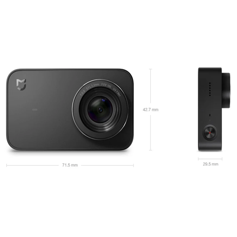 Английская версия Xiaomi Mijia мини Экшн камера 4K спортивная видеокамера запись WiFi