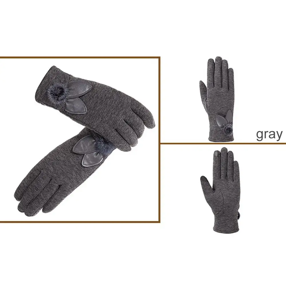 Mrwonder женские модные перчатки Mirco бархатные мягкие варежки кожаные с сенсорным