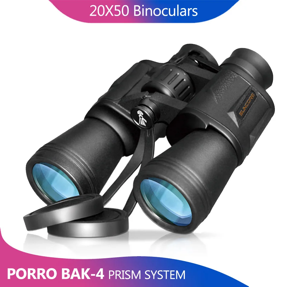 20X50 бинокль телескоп BAK4 Binoculo Telescopio Бинокль Профессиональный Prismatico Lornetka Jumelles
