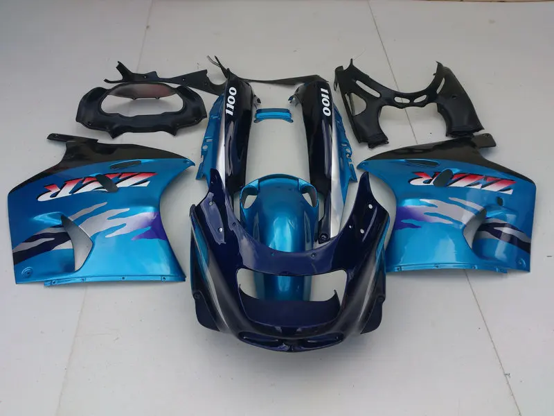 Комплект обтекателей на заказ для KAWASAKI Ninja ZZR1100D 93 00 01 03 ZZR 1100 ZX11 1993 2001 2003 ABS крутой