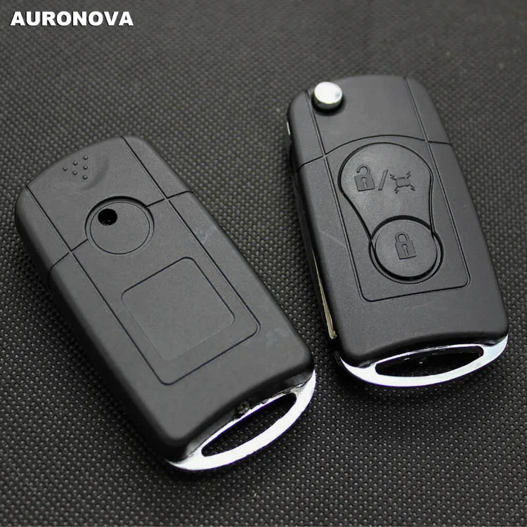 AURONOVA новый обновленный складной чехол для ключей Ssangyong Kyron Actyon Rexton Key 2 кнопки