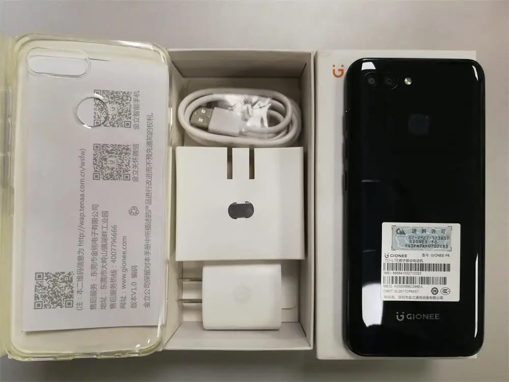 Used Original Global ROM Gionee F6 Mobile Phone Android 7.1 4G LTE Snapdragon MSM8937 Octa Core 3G+32G 5.7&quot Smartphone Cellphone |